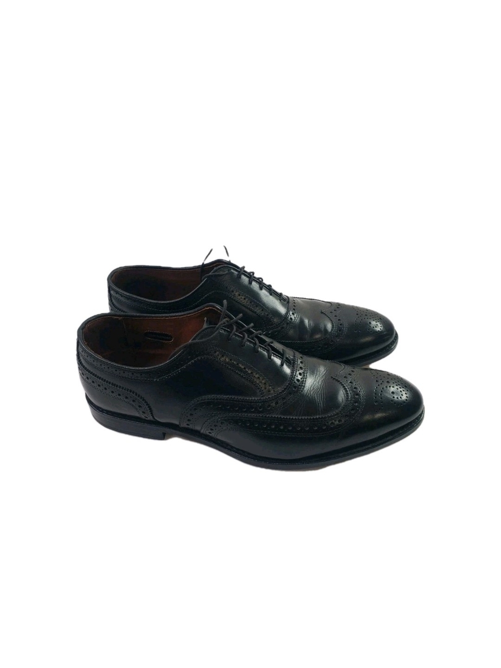 Allen Edmonds Black Brogue Wingtip Oxford Shoes Mens 13